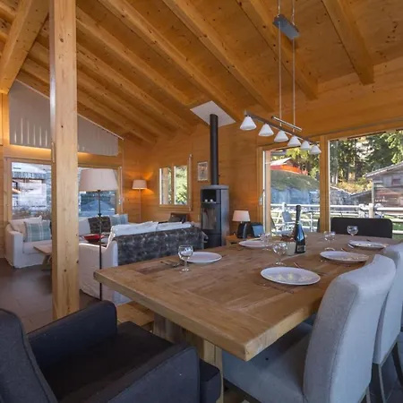 샬레 Superior Chalet Ecosse With Sauna 라 초우마츠